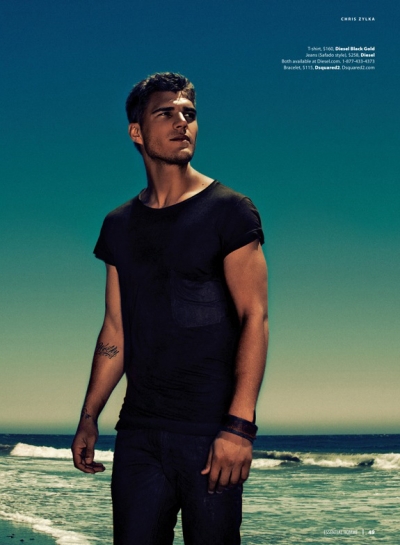 Chris Zylka by Matthew Lyn for Essential Homme