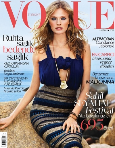 Constance Jablonski for Vogue Turkey June 2012
