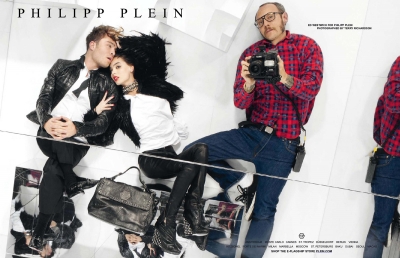 Ed Westwick for Philipp Plein by Terry Richardson