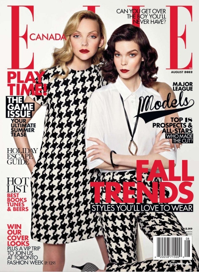 Heather Marks and Meghan Collison for Elle Canada