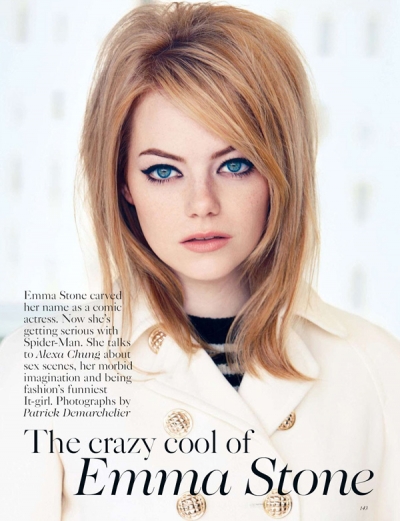 Emma Stone by Patrick Demarchelier for Vogue UK