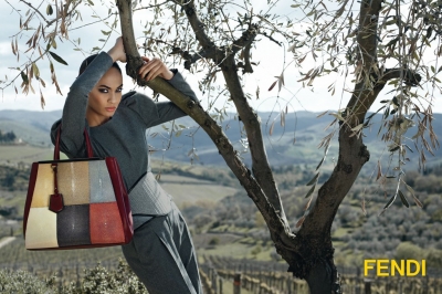 Joan Smalls for Fendi Fall Winter 2012.13