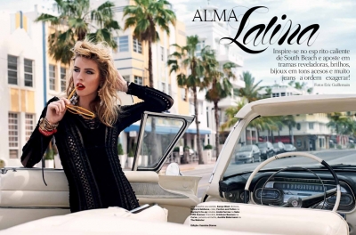 Julia Frauche by Eric Guillemain for Vogue Brazil