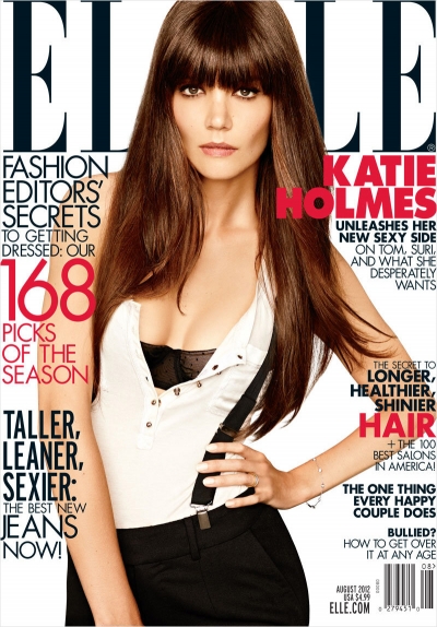 Katie Holmes for Elle US August 2012