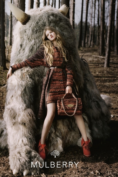 Lindsey Wixson for Mulberry Fall Winter 2012.13