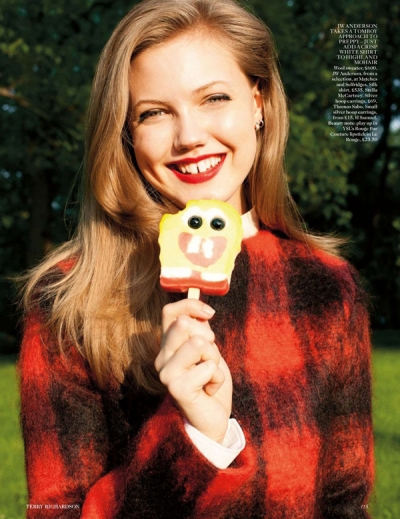 Lindsey Wixson for Vogue UK