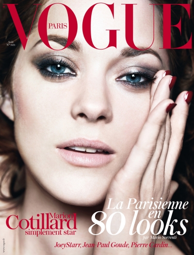 Marion Cotillard for Vogue Paris August 2012