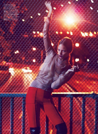 Marloes Horst by Thomas Whiteside for Elle