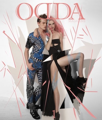Milou Sluis & Tom Barker in Versace for ODDA #1
