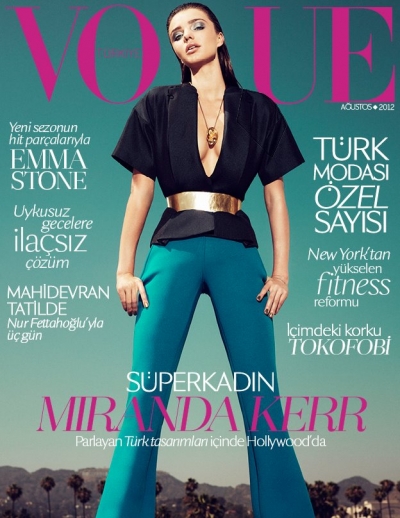Miranda Kerr for Vogue Turkey August 2012