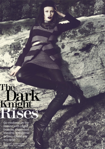 The Dark Knight Rises by Nina Sterghiou & Danilo Giuliani for Marie Claire