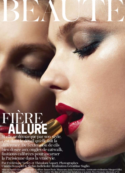 Sigrid Agren by Knoepfel & Indlekofer for Vogue Paris