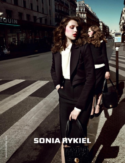 Caroline Brasch Nielsen & Anais Pouliot for Sonia Rykiel Fall Winter 2012.13