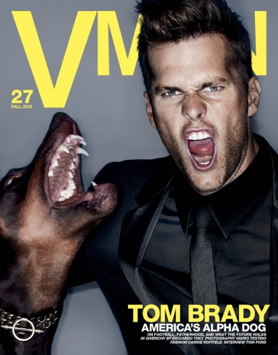 Tom Brady by Mario Testino for VMAN