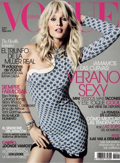 Toni Garrn in Stella McCartney for Vogue Spain June 2012