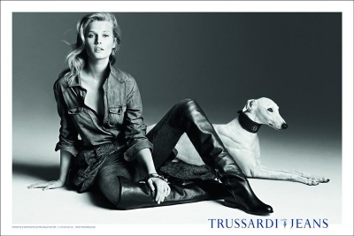 Toni Garrn & Matt Clunan for Trussardi Jeans Fall Winter 2012.13