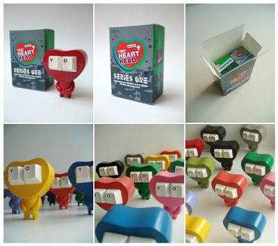 Tiny Hearthead ‘Series One’ toys made by Tessetoys
