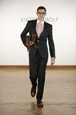 A bigger splash of colours by Viktor & Rolf, monsieur spring / summer ’08