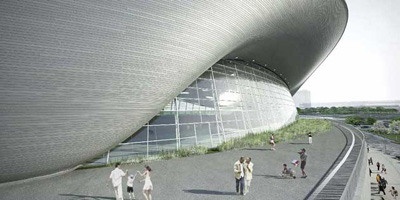 Zaha Hadid’s Olympic Aquatics Centre in London
