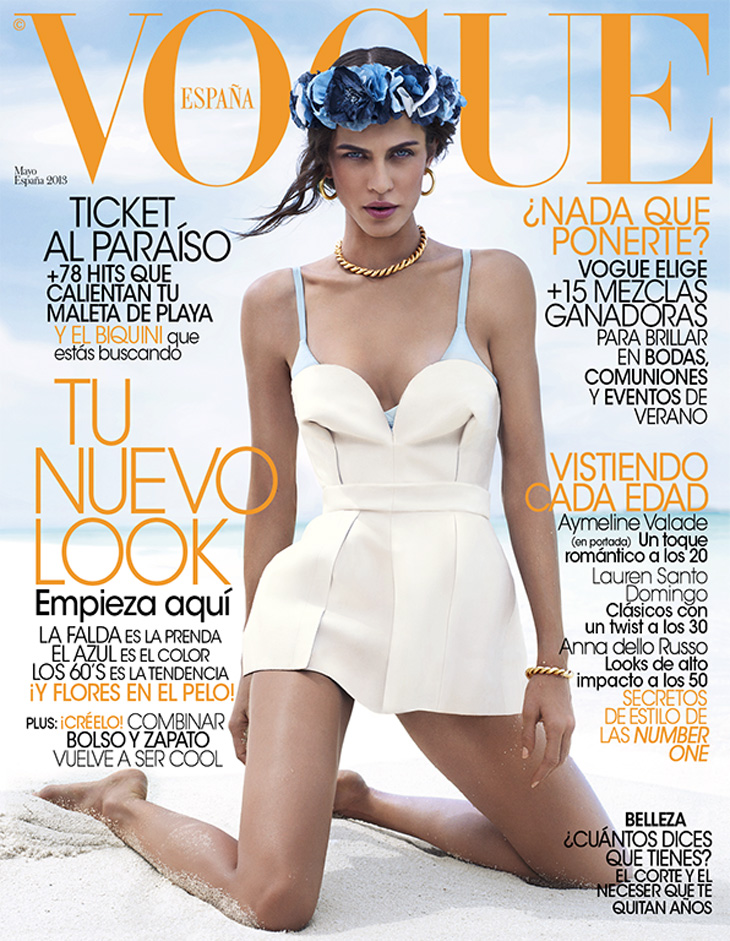 Aymeline Valade for Vogue Spain May 2013