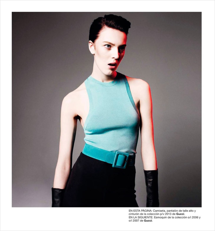 Giedre in Gucci by Nagi Sakai for Harper's Bazaar Spain