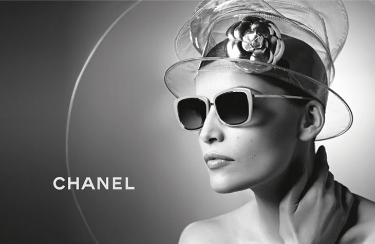 Laetitia Casta by Karl Lagerfeld for Chanel Eyewear