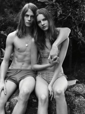 On the Beach by Mikael Jansson for Interview Magazine