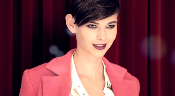 Amra Cerkezovic for Moschino Cheap and Chic Pre-Collection Fall Winter 2013.14