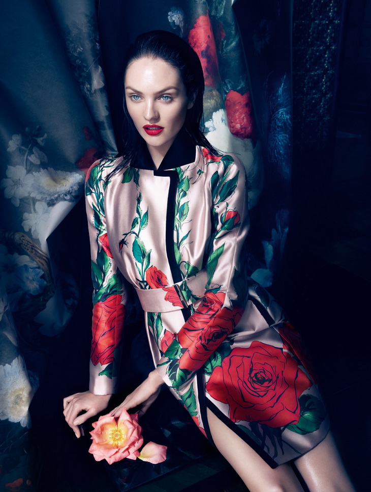 Candice Swanepoel for Blumarine FW1314 by Camilla Akrans
