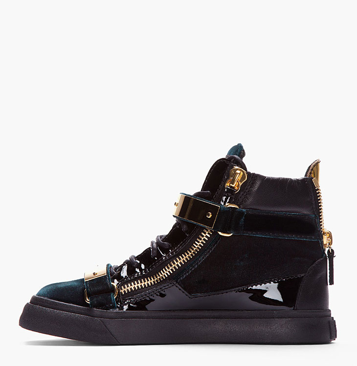 Giuseppe Zanotti Exclusive Velvet Sneakers