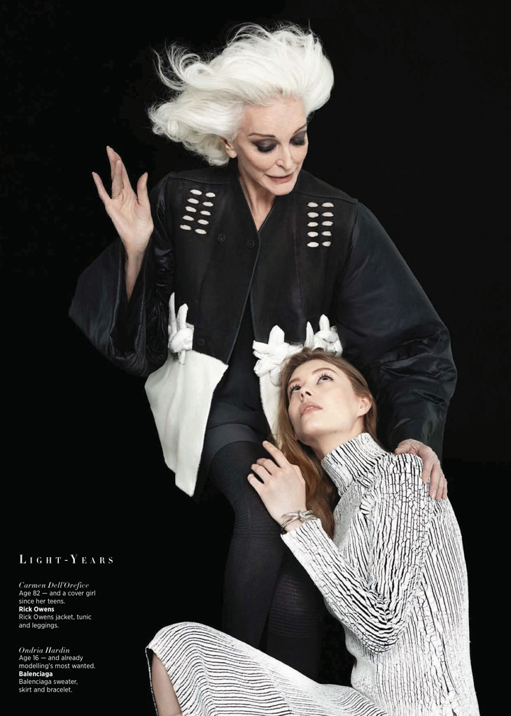 Karl Lagerfeld Shoots The Cover Story of Harper's Bazaar Australia