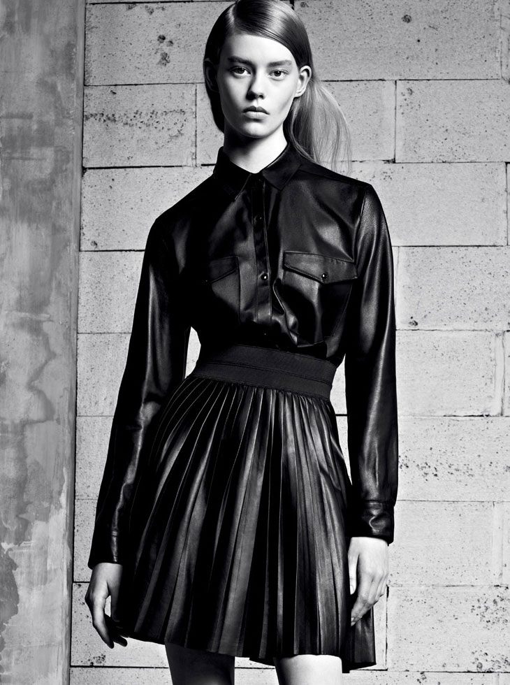 Ondria Hardin for Sandro Fall Winter 2013