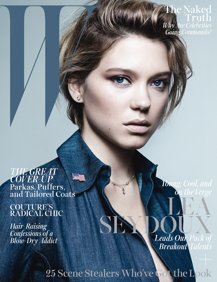 Lea Seydoux for W Magazine October 2013 Lea Seydoux for W Magazine October 2013