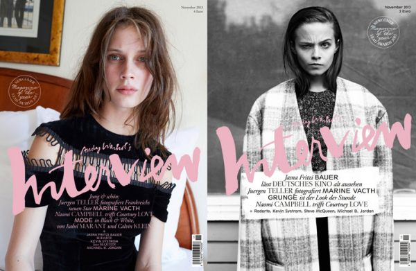 Marine Vacth & Jasna Fritzi for Interview Germany November 2013