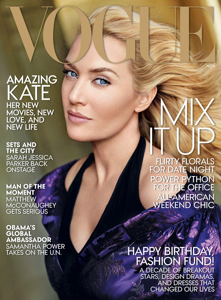 Kate Winslet for Vogue US by Mario Testino