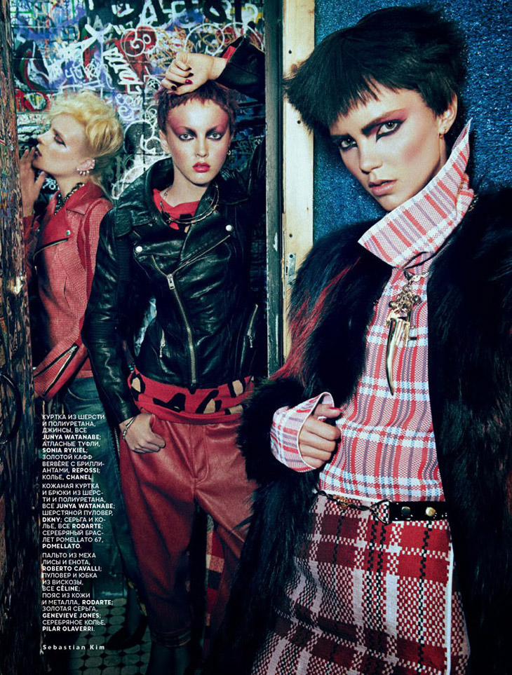 Agnes Nabuurs, Charlotte Tomas & Laura Hanson for Vogue Russia by ...
