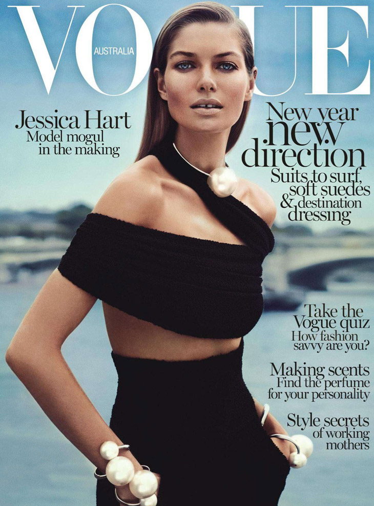 Jessica Hart for Vogue Australia January 2014