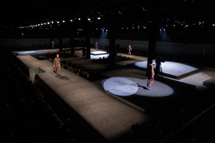 Prada Men's AW14 Fashion Show Space