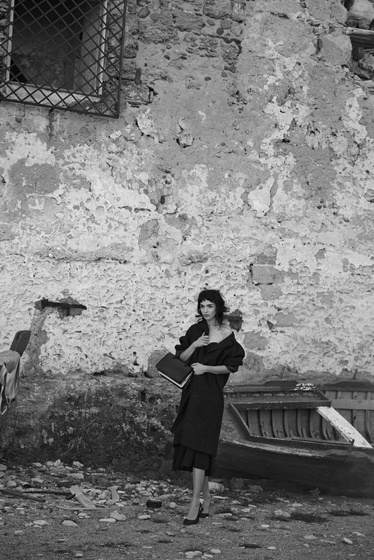 Mariacarla Boscono by Peter Lindbergh for Vogue Italia