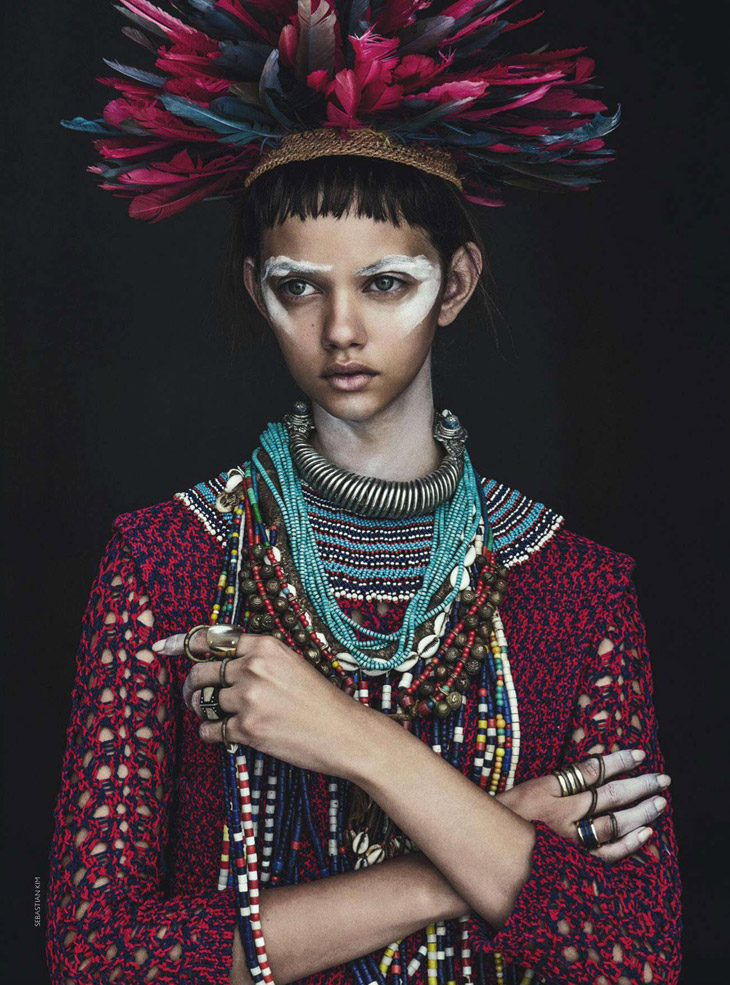 Marina Nery by Sebastian Kim for Vogue Australia