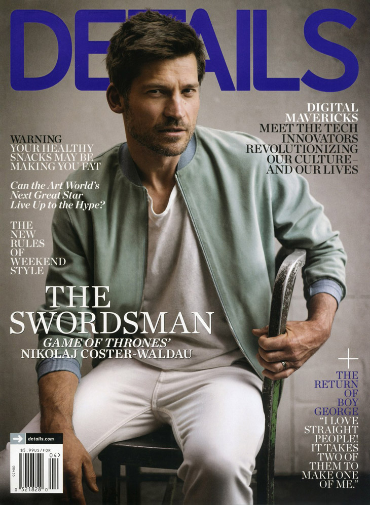 Nikolaj Coster-Waldau for Details Magazine by Mark Seliger