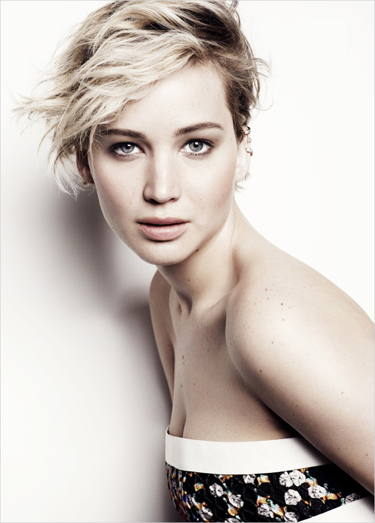 Jennifer Lawrence for Marie Claire by Jan Welters