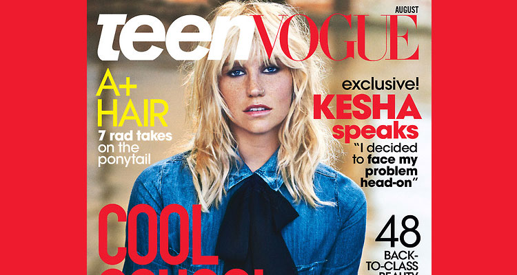 Kesha Debus Her New Look for Teen Vogue