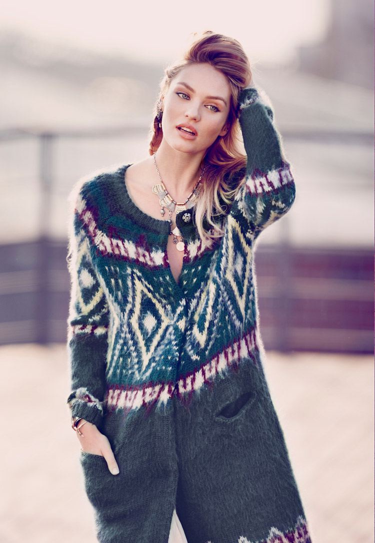 Candice Swanepoel for Free People July 2014