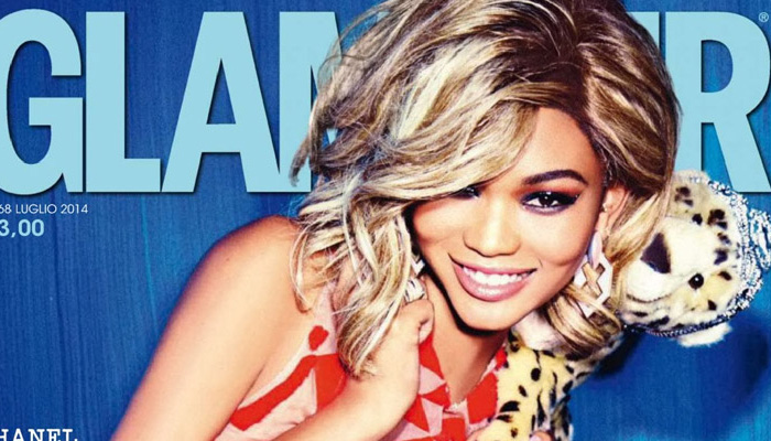 Chanel Iman for Glamour Italia by Ellen von Unwerth