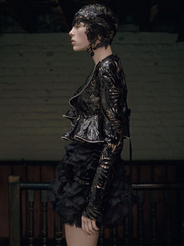 Edie Campbell & Stella Tennant in Alexander McQueen for T Magazine