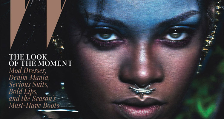 Rihanna for W Magazine by Mert Alas & Marcus Piggott