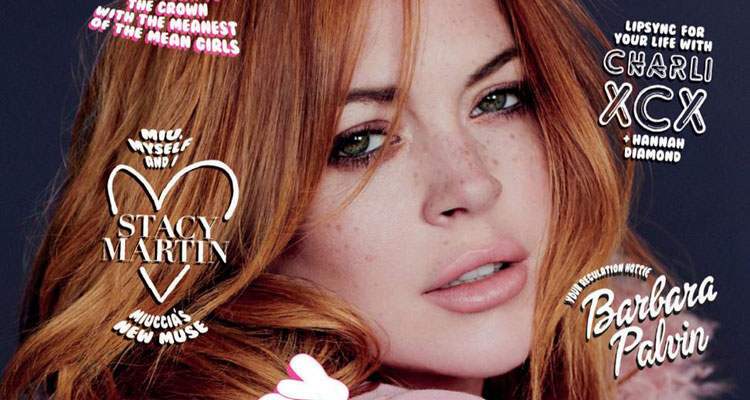 Lindsay Lohan Fronts The Mean Girls Issue of Wonderland Magazine