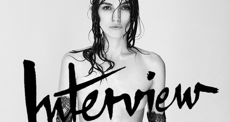 Keira Knightley by Patrick Demarchelier for Interview Magazine