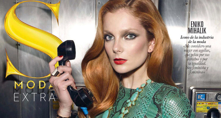Eniko Mihalik for S Moda by Henrique Gendre